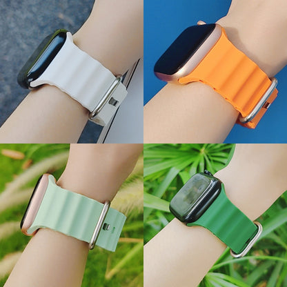 Bracelet Techsuit W038 pour Apple Watch 42mm / 41mm / 40mm / 38mm Series, Vert Foncé