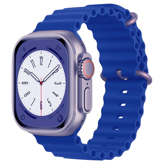 Cinturino Techsuit W038 per Apple Watch 49mm / 46mm / 45mm / 44mm / 42mm Series, Blu