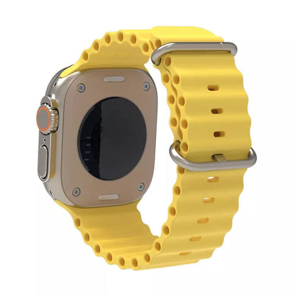 Techsuit W038 Armband für Apple Watch 49mm / 46mm / 45mm / 44mm / 42mm Serie, Gelb