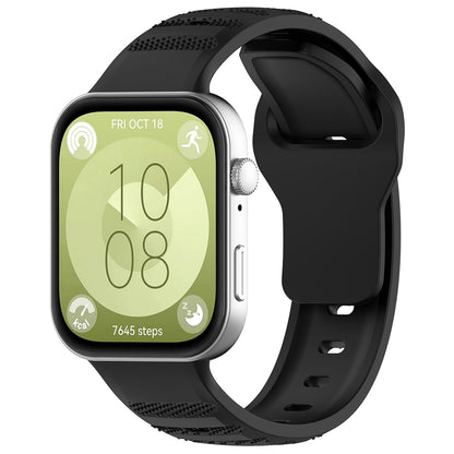 Techsuit W050 Armband für Huawei Watch Fit 4 Pro / Watch Fit 4 / Watch Fit 3, Schwarz