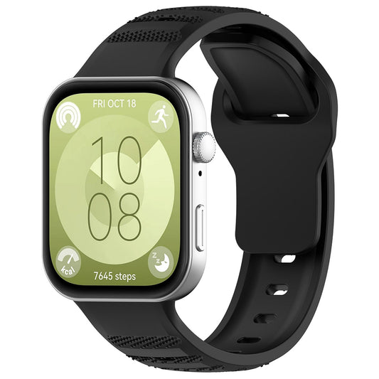 Bracelet Techsuit W050 pour Huawei Watch Fit 4 Pro / Watch Fit 4 / Watch Fit 3, Noir