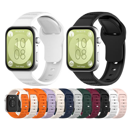 Techsuit W050 Armband für Huawei Watch Fit 4 Pro / Watch Fit 4 / Watch Fit 3, Schwarz