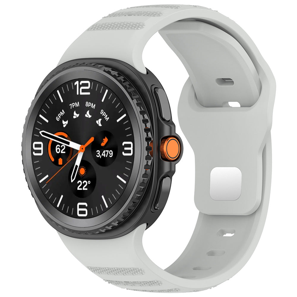 Techsuit W050 Armband für Samsung Galaxy Watch 8 Classic / Watch8 44mm / Watch 8 40mm, Grau