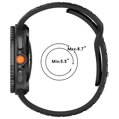 Techsuit W050 Armband für Samsung Galaxy Watch 8 Classic / Watch8 44mm / Watch 8 40mm, Orange