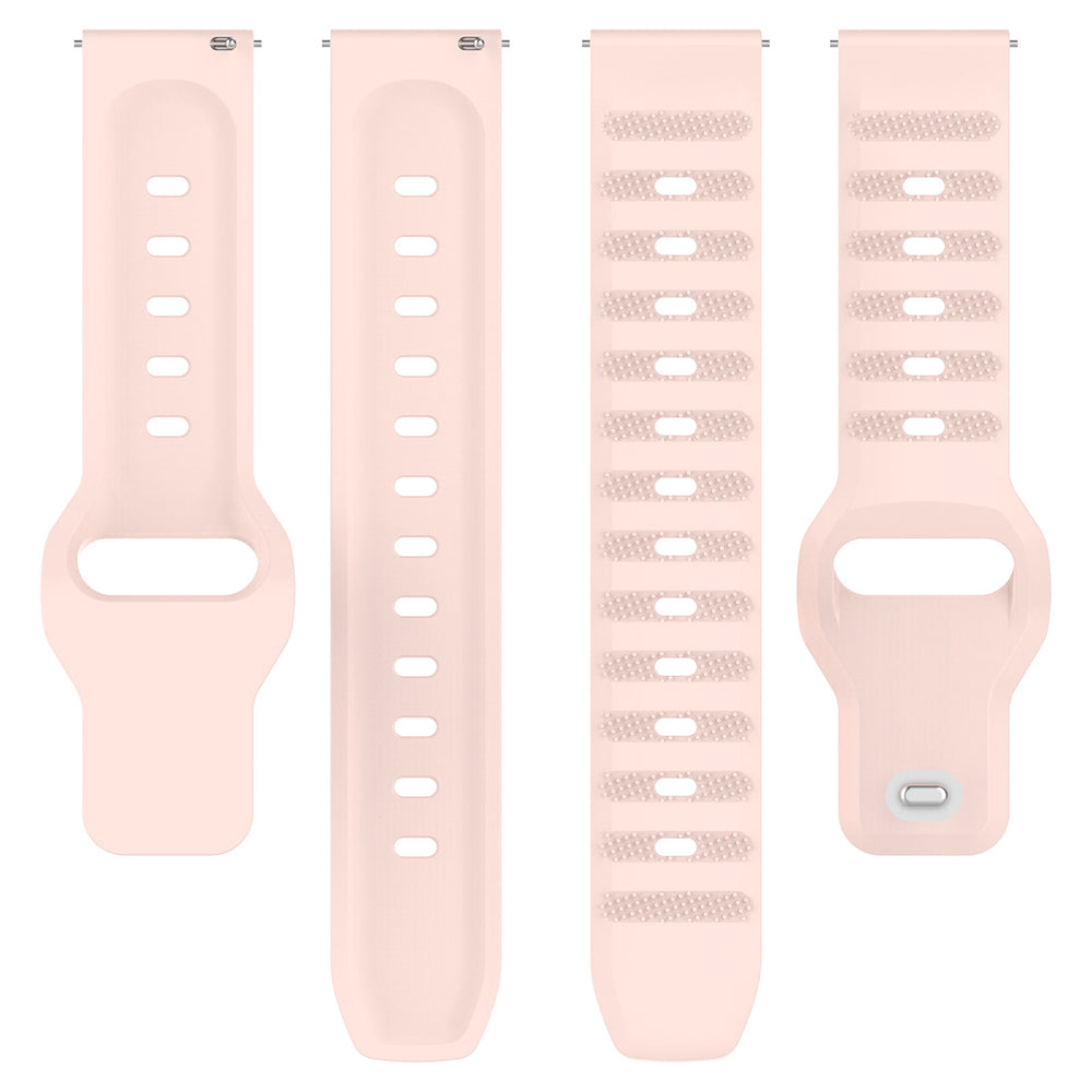 Bracelet Techsuit W050 pour Samsung Galaxy Watch / Huawei Watch Series, 20mm, Rose.