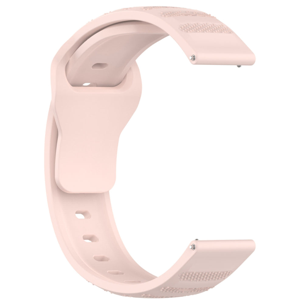 Bracelet Techsuit W050 pour Samsung Galaxy Watch / Huawei Watch Series, 20mm, Rose.