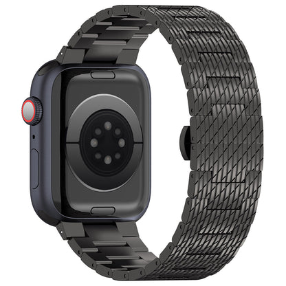 Techsuit W052 Strap for Apple Watch 42mm / 41mm / 40mm / 38mm Series, Black