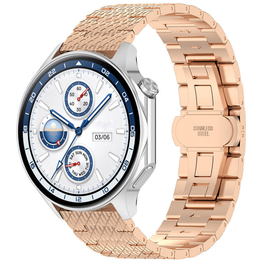 Techsuit W052 Armband für Huawei Watch / Xiaomi Watch Series, 22mm, Roségold