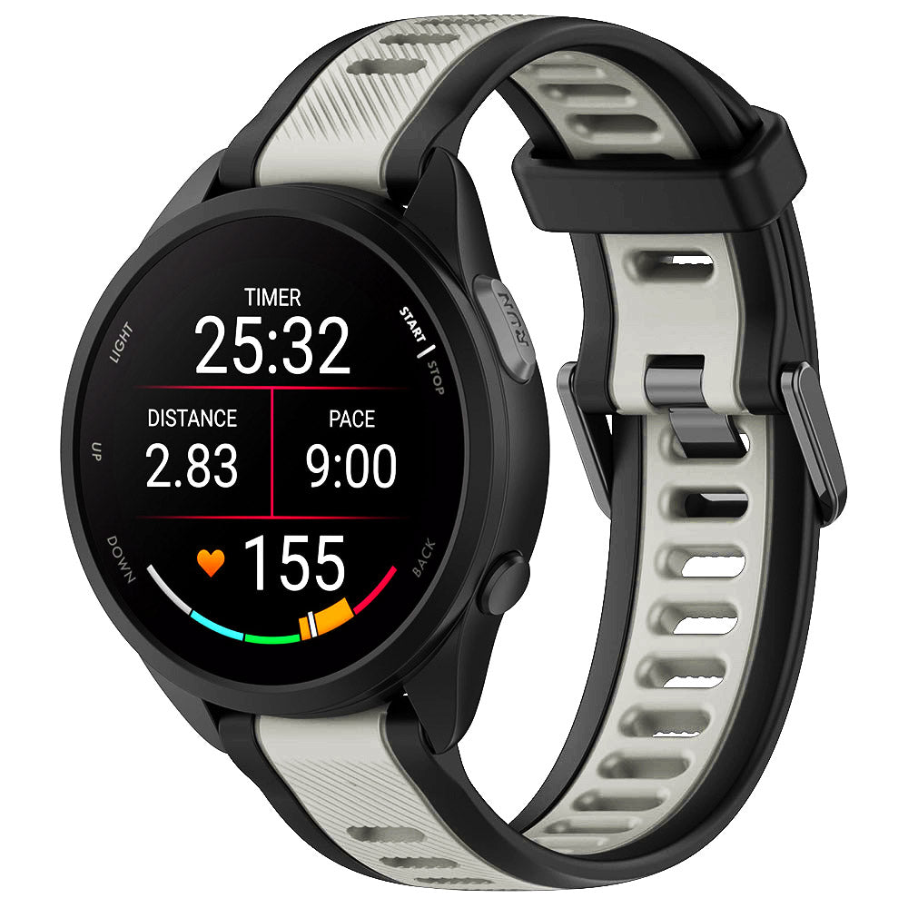 Techsuit W053 Armband für Huawei Watch / Garmin Watch Series, 18mm, Grau