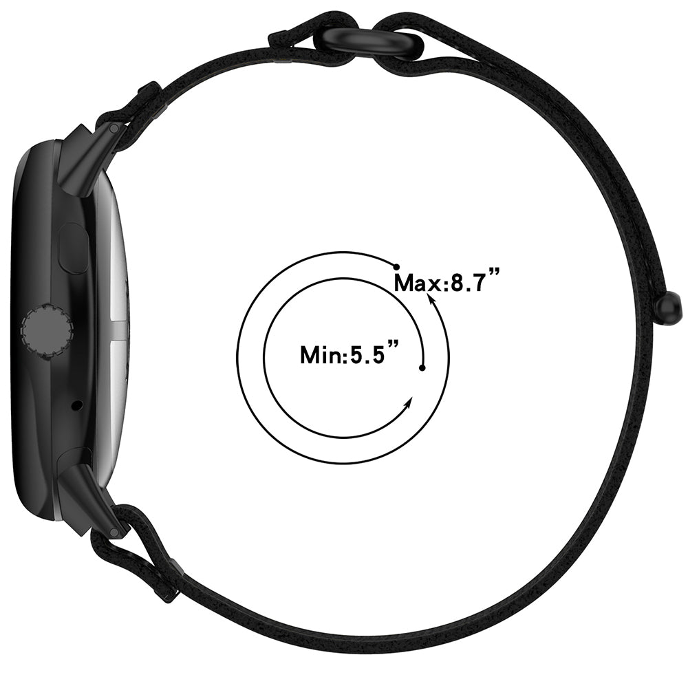 Techsuit W054 Armband für Google Pixel Watch 4 45mm, Schwarz