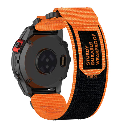 Bracelet Techsuit W057 pour Garmin Instinct / Approach / Fenix Watch Series, 20mm, Orange