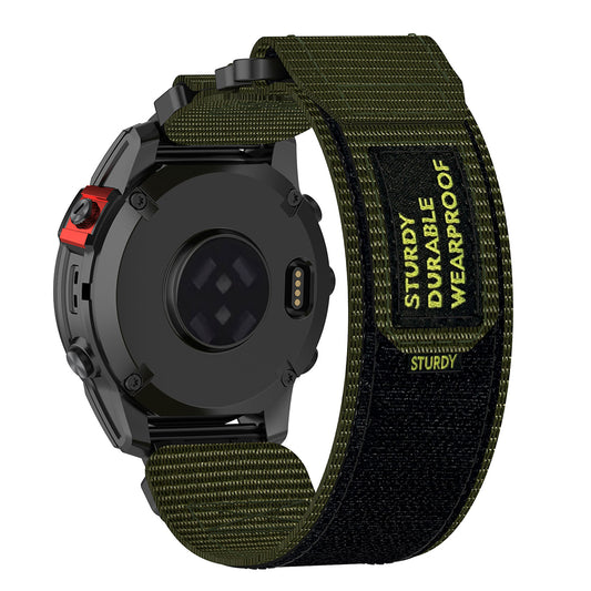 Techsuit W057 Armband für Garmin Instinct / Approach / Fenix Watch Series, 20mm, Grün