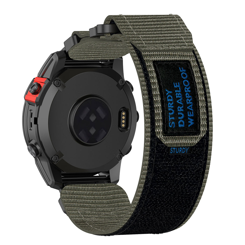 Bracelet Techsuit W057 pour Garmin Watch Fenix Series, 26mm, Vert