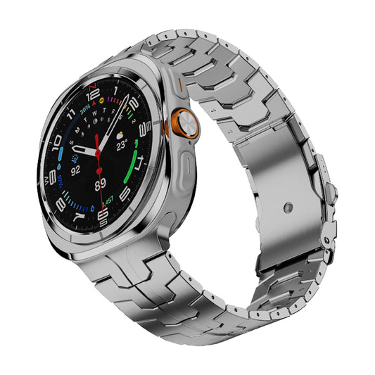 Techsuit W063 Armband für Samsung Galaxy Watch Ultra, Silber
