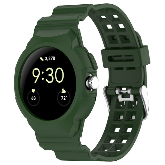 Techsuit W065 Armband für Google Pixel Watch 3 41mm / Watch 2 / Watch, Grün