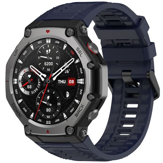 Cinturino Techsuit W067 per Amazfit T-Rex 3, Blu Navy