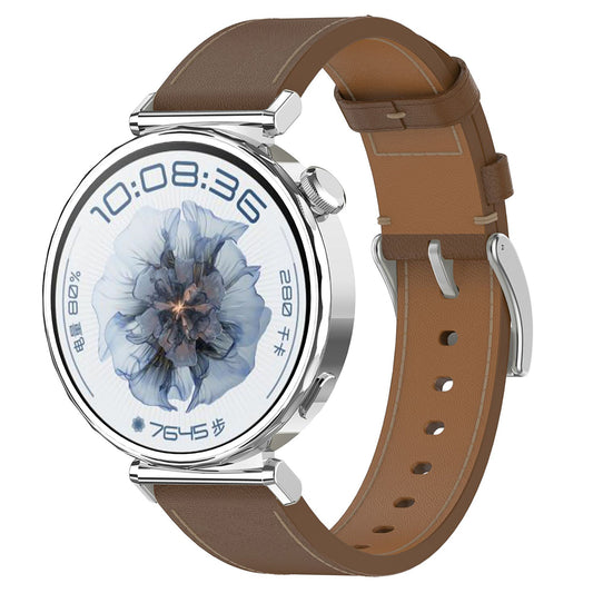 Techsuit W073 Armband für Huawei Watch / Garmin Watch Series, 18mm, Braun