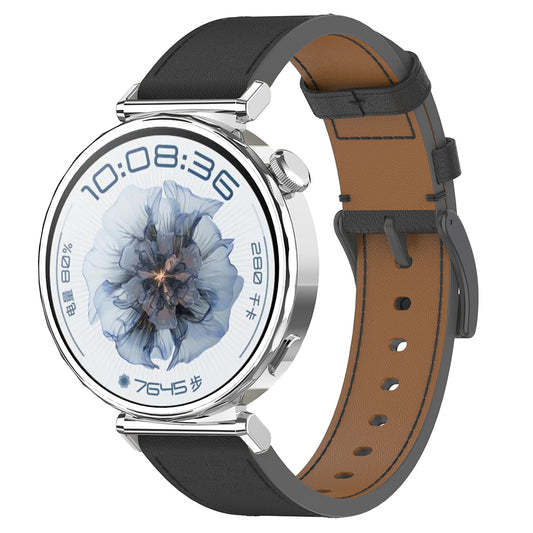 Techsuit W073 Armband für Huawei Watch / Garmin Watch Series, 18mm, Schwarz