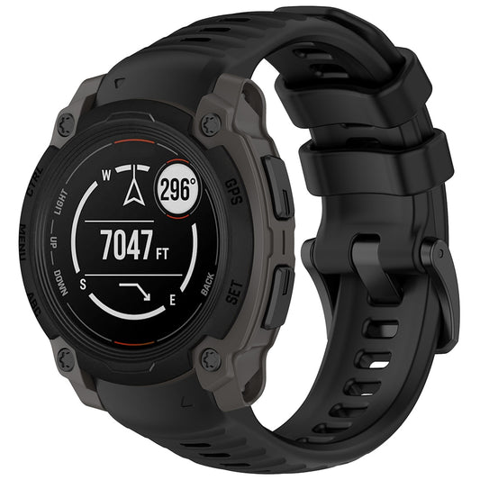 Cinturino Techsuit W076 per Garmin Instinct E 40mm, Nero