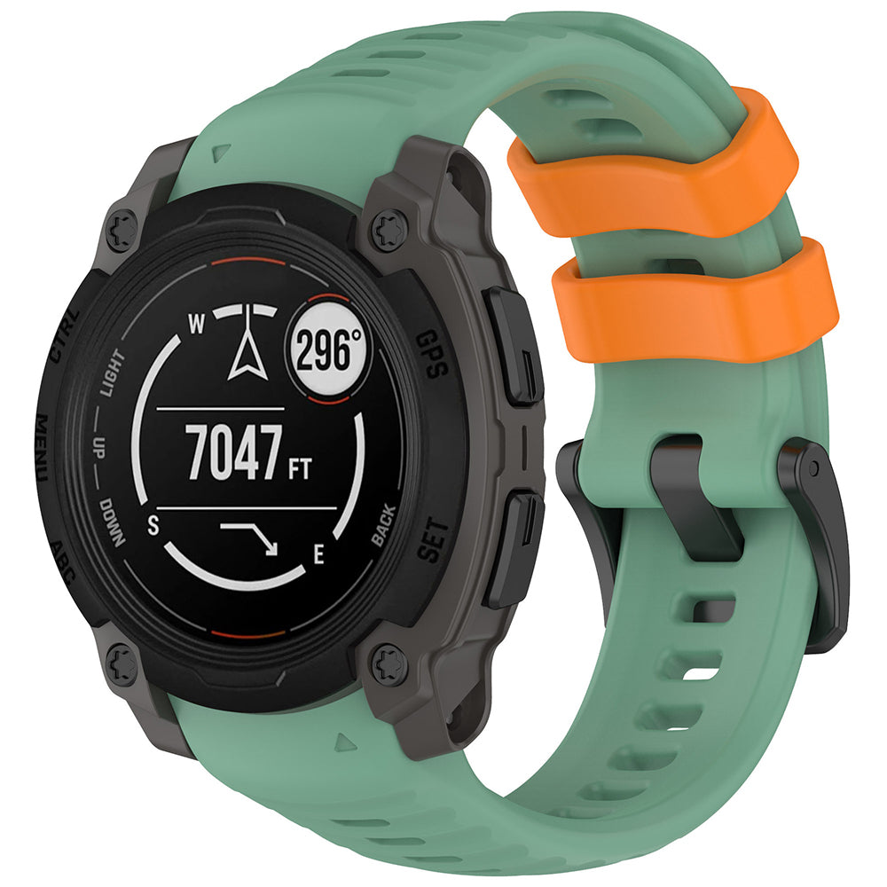 Cinturino Techsuit W076 per Garmin Instinct E 40mm, Verde Chiaro