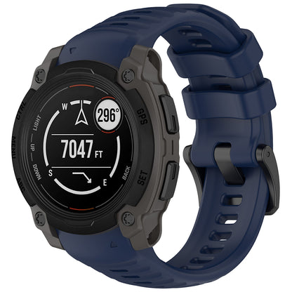 Cinturino Techsuit W076 per Garmin Instinct E 45mm, Blu Scuro