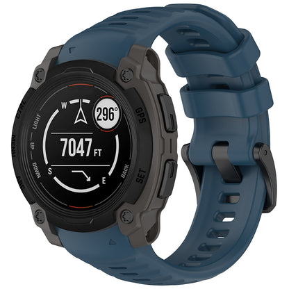 Bracelet Techsuit W076 pour Garmin Instinct E 45mm, Bleu Marine