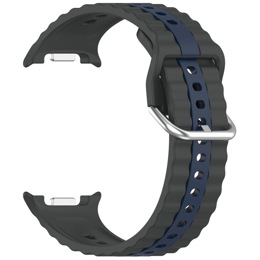 Techsuit W078 Armband für Samsung Galaxy Watch 8 Classic / Watch8 44mm / Watch 8 40mm, Grau