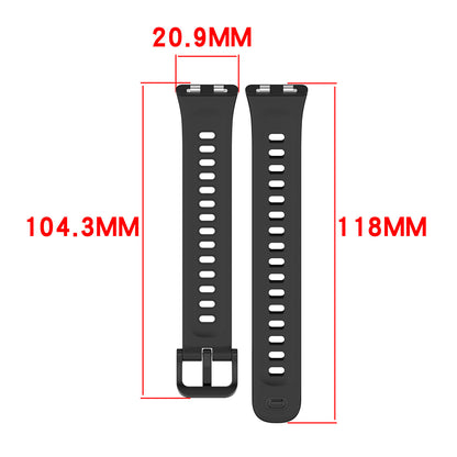 Bracelet Techsuit W081 pour Huawei Band 11 / 11 Pro, Noir