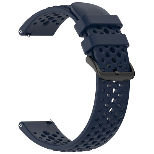 Cinturino Techsuit W083 per Amazfit Watch / Samsung Watch Series, 22mm, Blu Navy