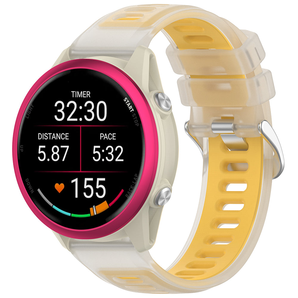 Bracelet Techsuit W084 pour Samsung Galaxy Watch / Huawei Watch Series, 20mm, Jaune