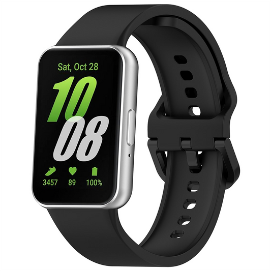 Cinturino Techsuit W086 per Samsung Galaxy Fit3 R39M, Nero