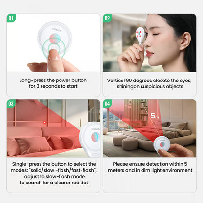 UGREEN LP793 (35579) Hidden Camera Detector, Black