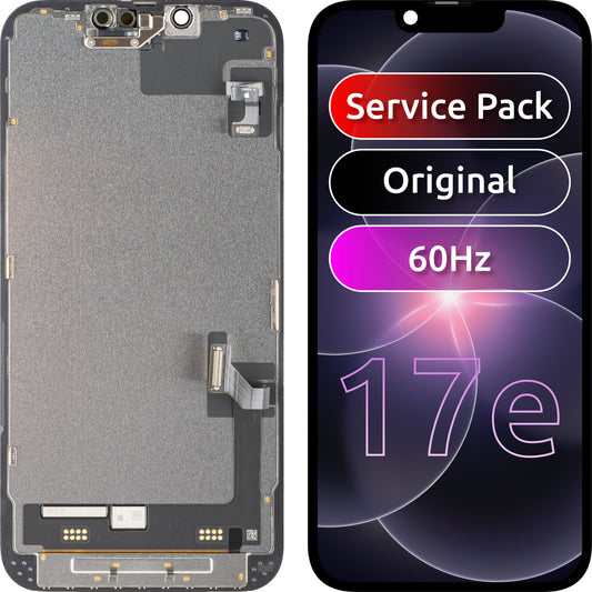 Apple iPhone 17e Touchscreen-Display mit Rahmen, Schwarz, Service Pack 661-60211