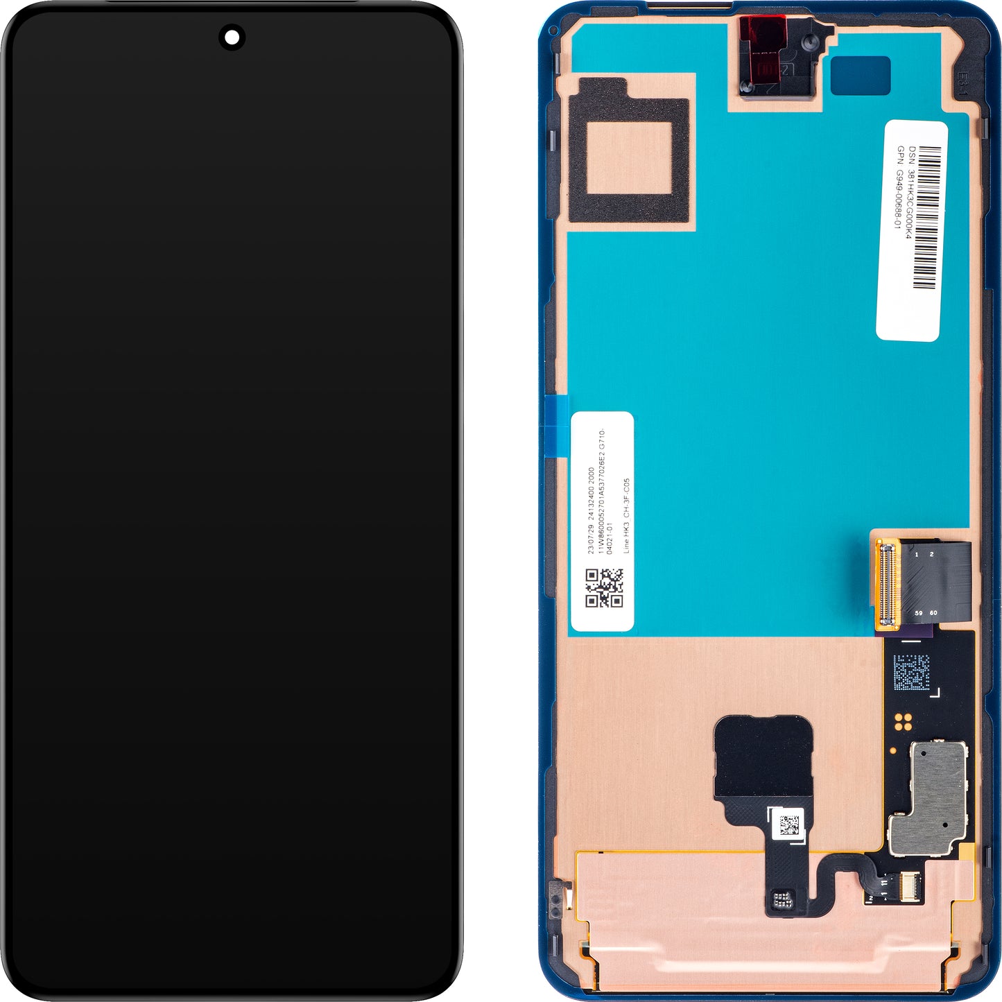 Écran tactile Google Pixel 8 Pro, Swap