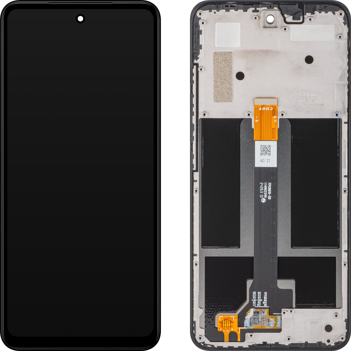 Display touchscreen HMD Fusion con cornice, nero, Service Pack 7010150506H001 