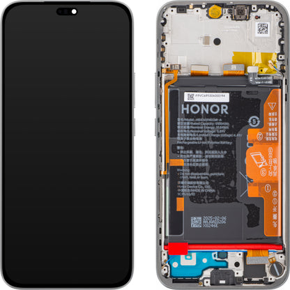 Display mit Touchscreen Honor 400 Lite, mit Rahmen und Akku, Grau (Velvet Grey), Service Pack 0235ANTA