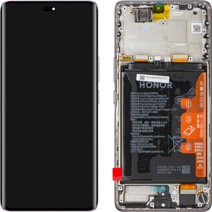 Display con Touchscreen Honor Magic7 Lite, con Cornice e Batteria, Viola (Titanium Purple), Service Pack 0235AMQR