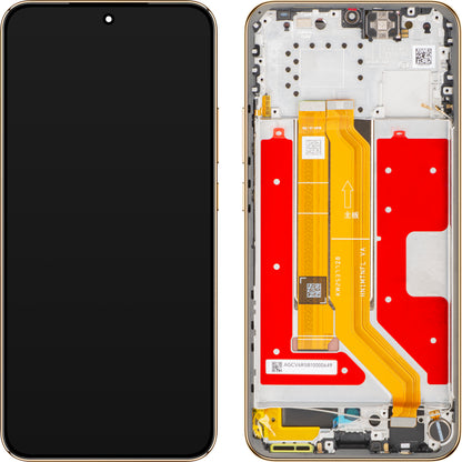 Display con Touchscreen Honor Magic8 Lite, con Cornice, Rosso (Marrone Rossiccio), Service Pack 0235ARVF