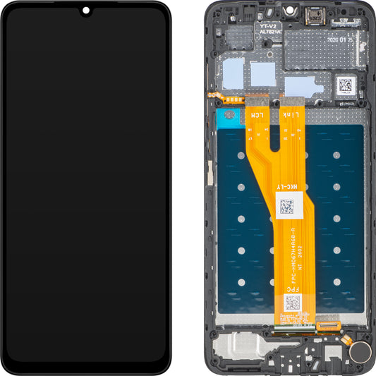 Écran tactile Honor X5c / X5c Plus, avec cadre, noir, Service Pack 9707ACHU