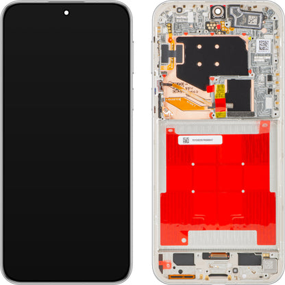 Display mit Touchscreen Huawei Pura 80 Pro, mit Rahmen, Weiß (Glazed White), Service Pack 02357EFD