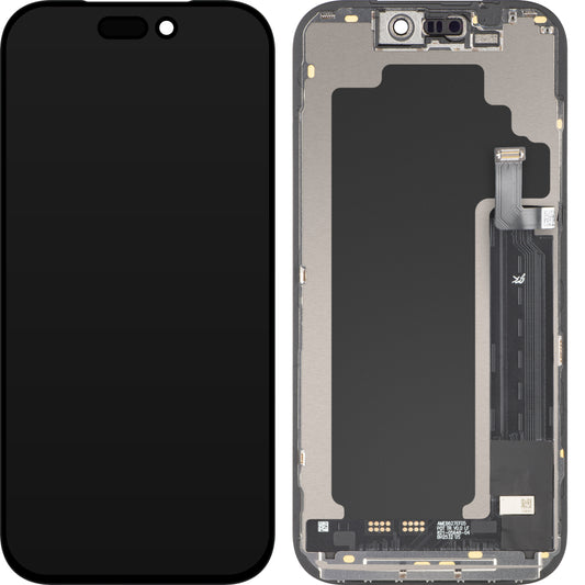 Display con Touchscreen JK per Apple iPhone 17 Pro, con Cornice, Versione LCD In-Cell IC Movable, Nero