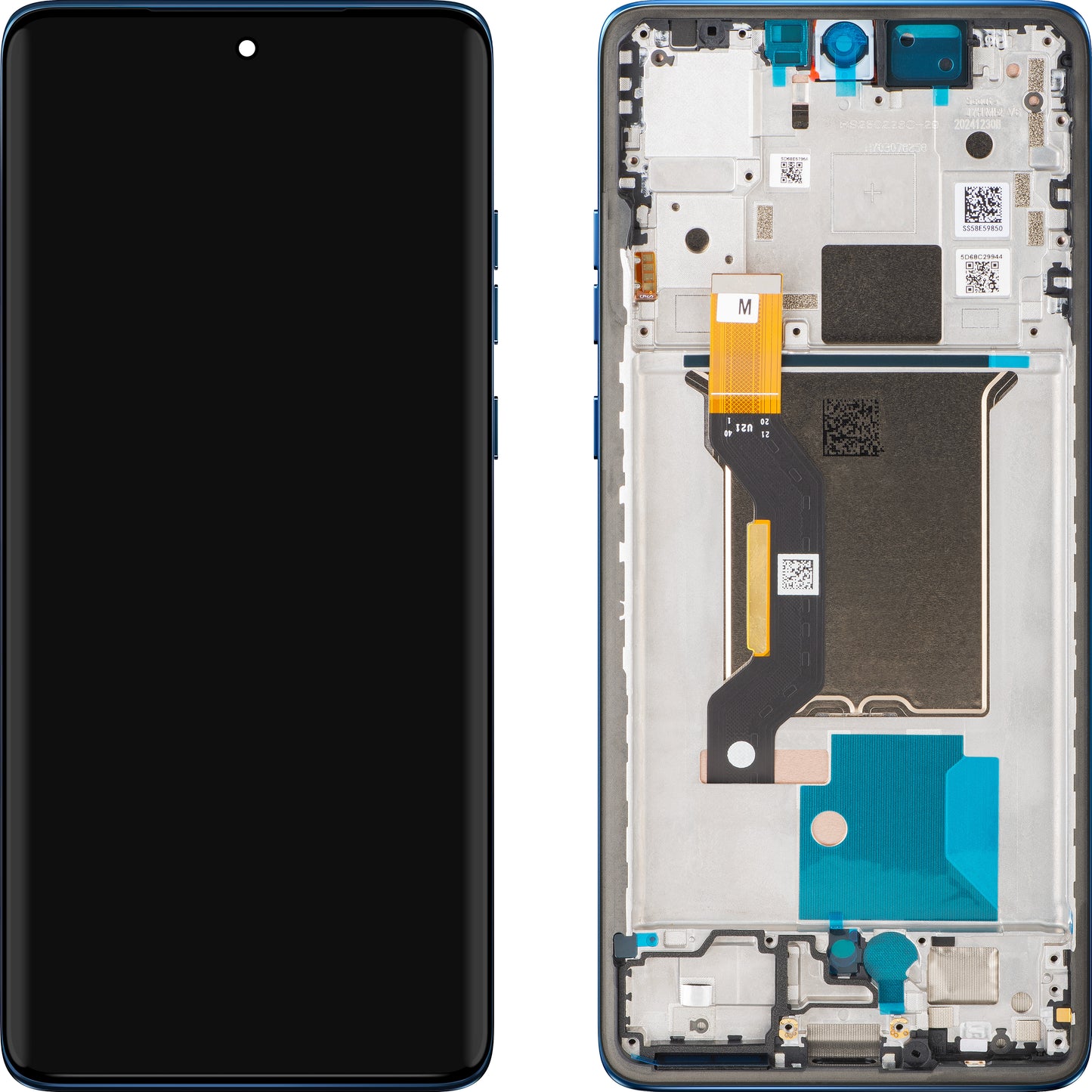 Display mit Touchscreen Motorola Edge 60, mit Rahmen, Blau, Service Pack 5D68C29943