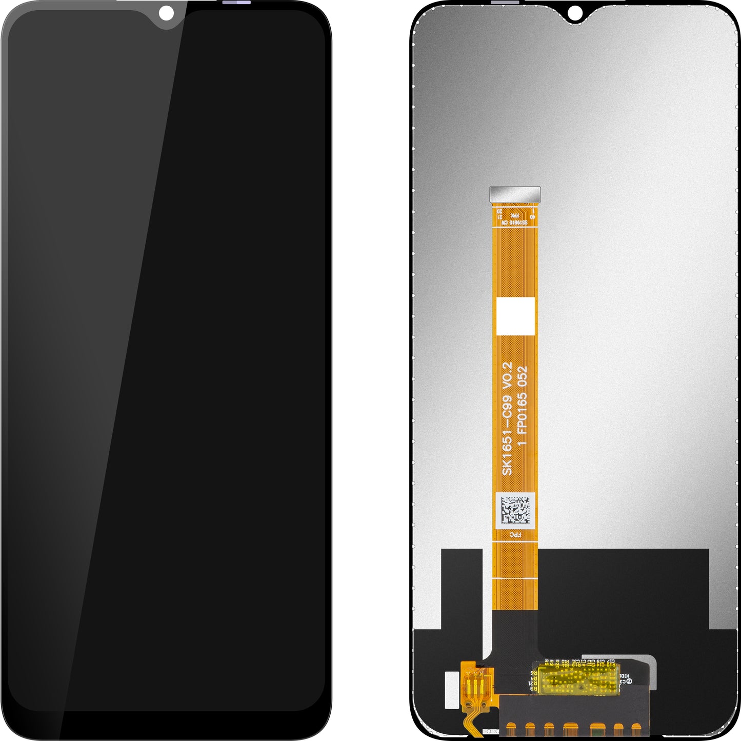 Display mit Touchscreen MP kompatibel mit Realme C21Y / C25Y