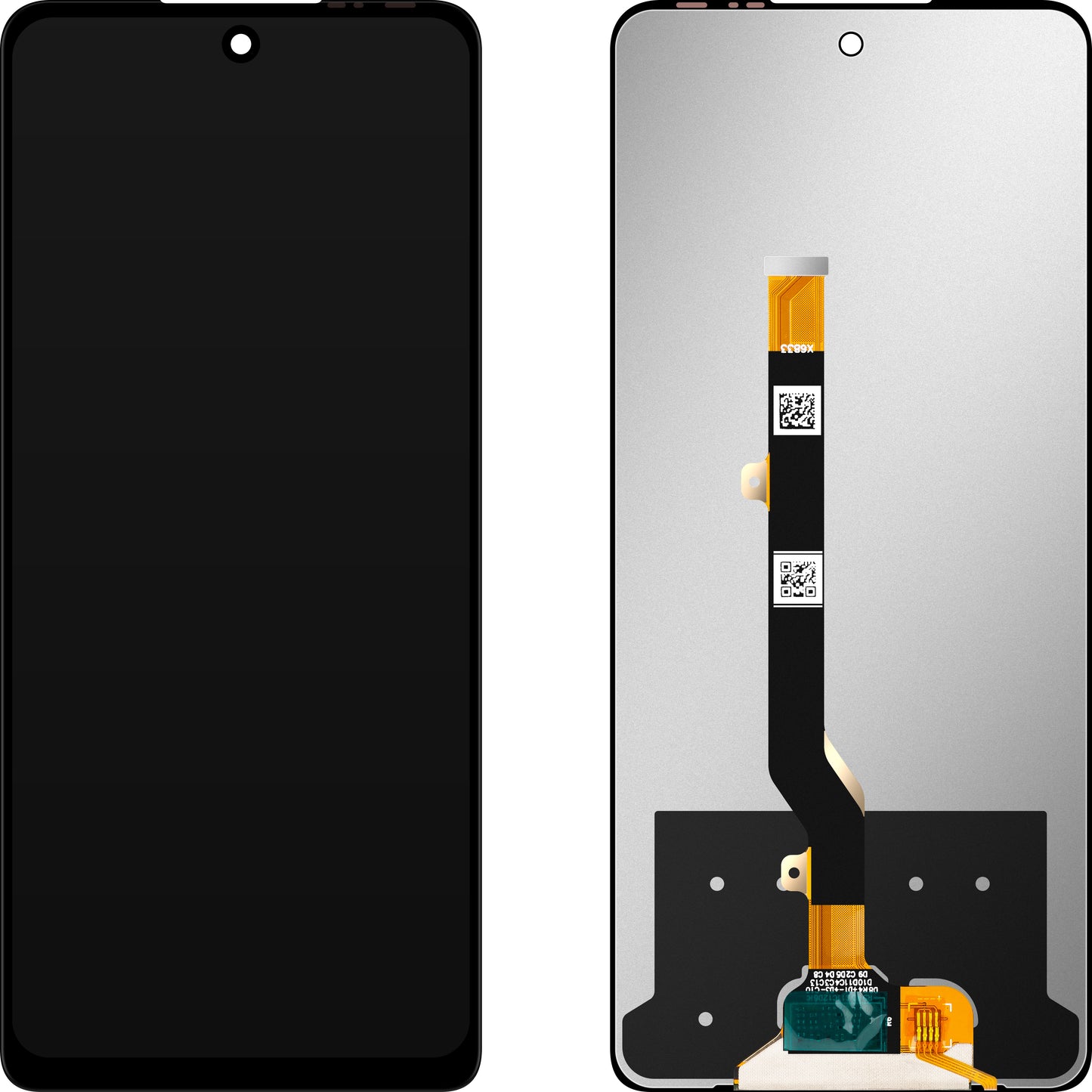Display mit MP Touchscreen kompatibel mit Tecno Camon 17P / Camon 18 / Camon 18 P / Camon 18T / Camon 19 Neo / Spark 8 Pro