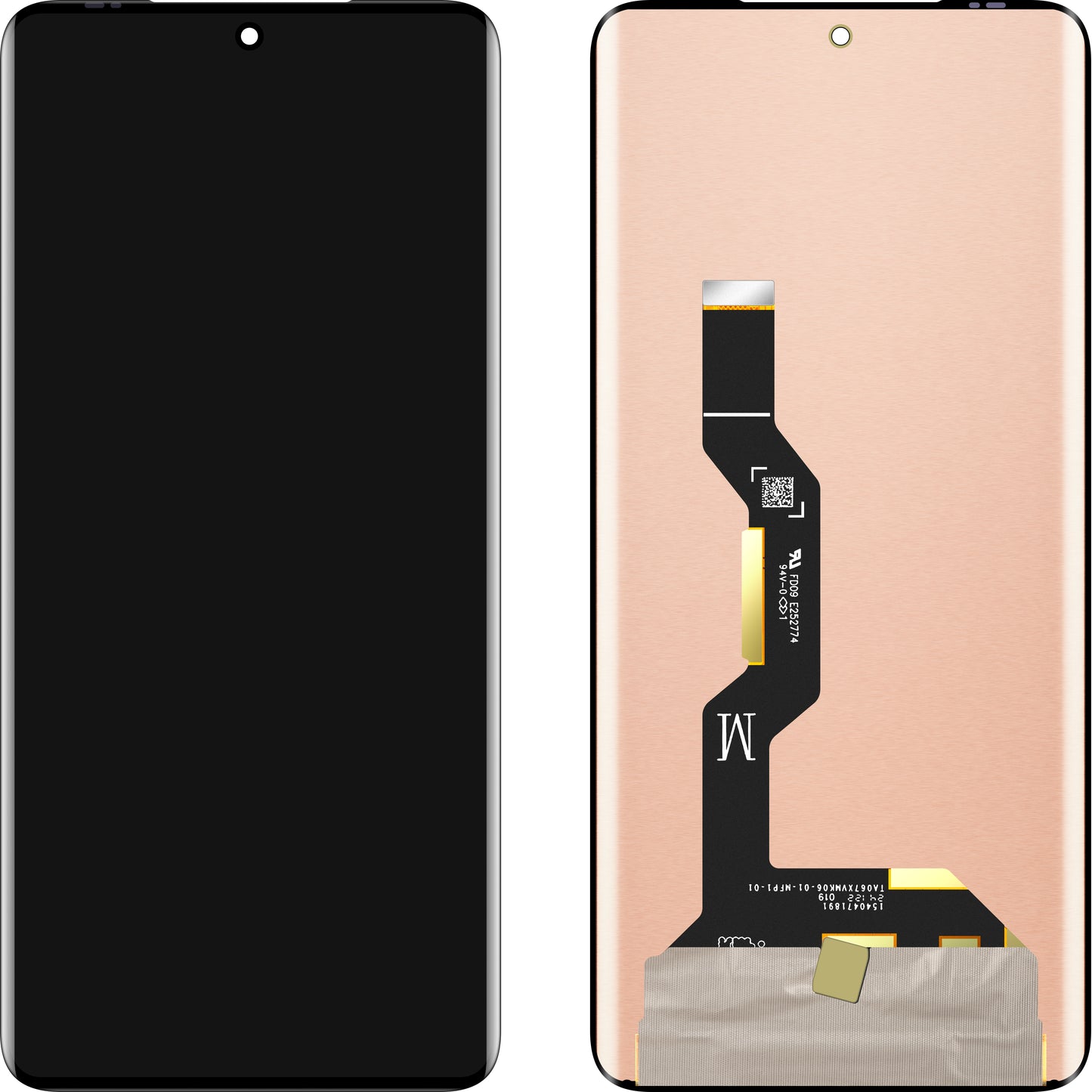 MP Touchscreen Display compatible with Motorola Edge 50 / Edge 50 Pro, OLED Version