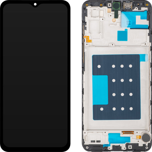 Display con Touchscreen MP compatibile con Samsung Galaxy A17 5G, con Cornice, Nero