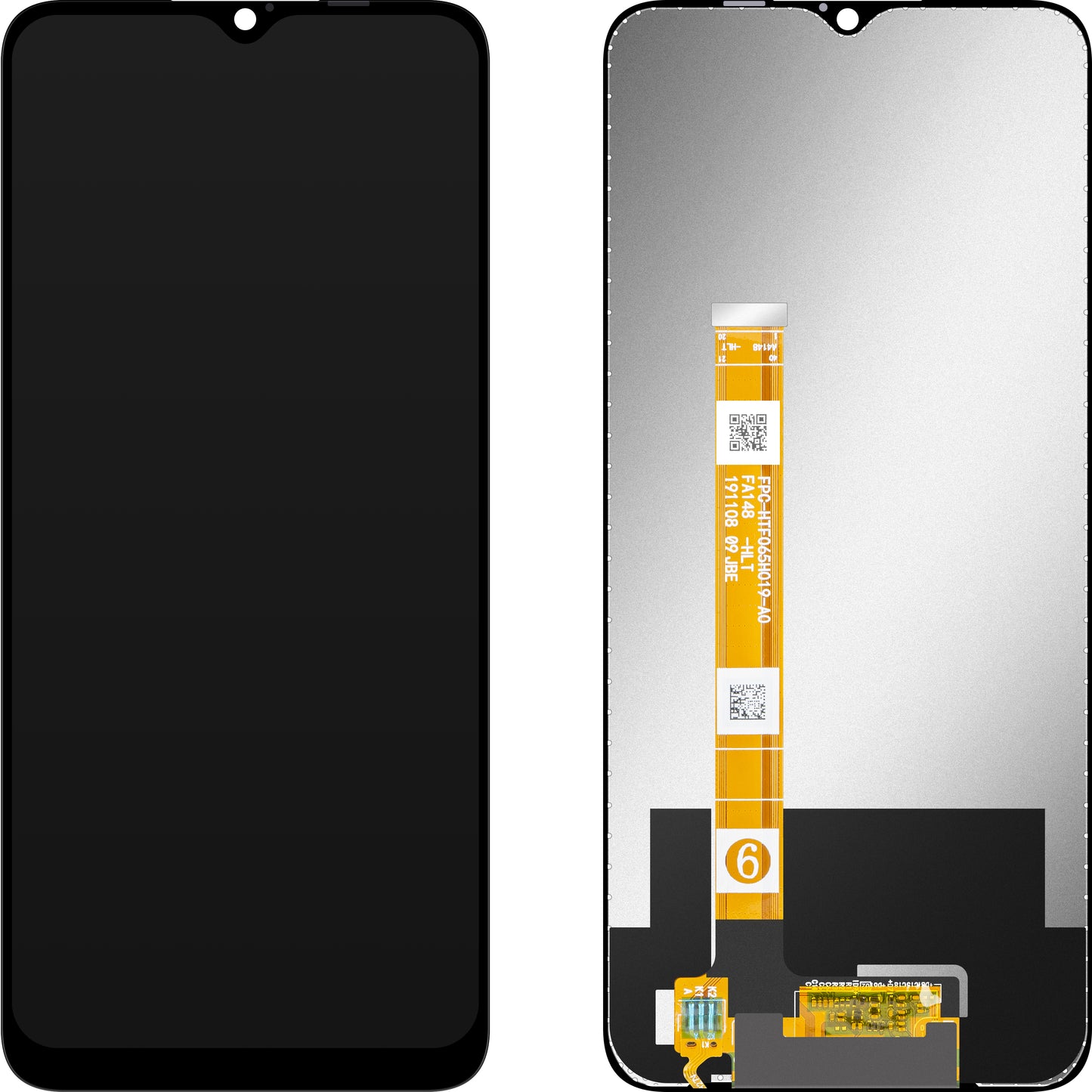 Display con Touchscreen MP compatibile con Oppo A16K / A31 / A5 (2020) / A8 / A9 (2020)
