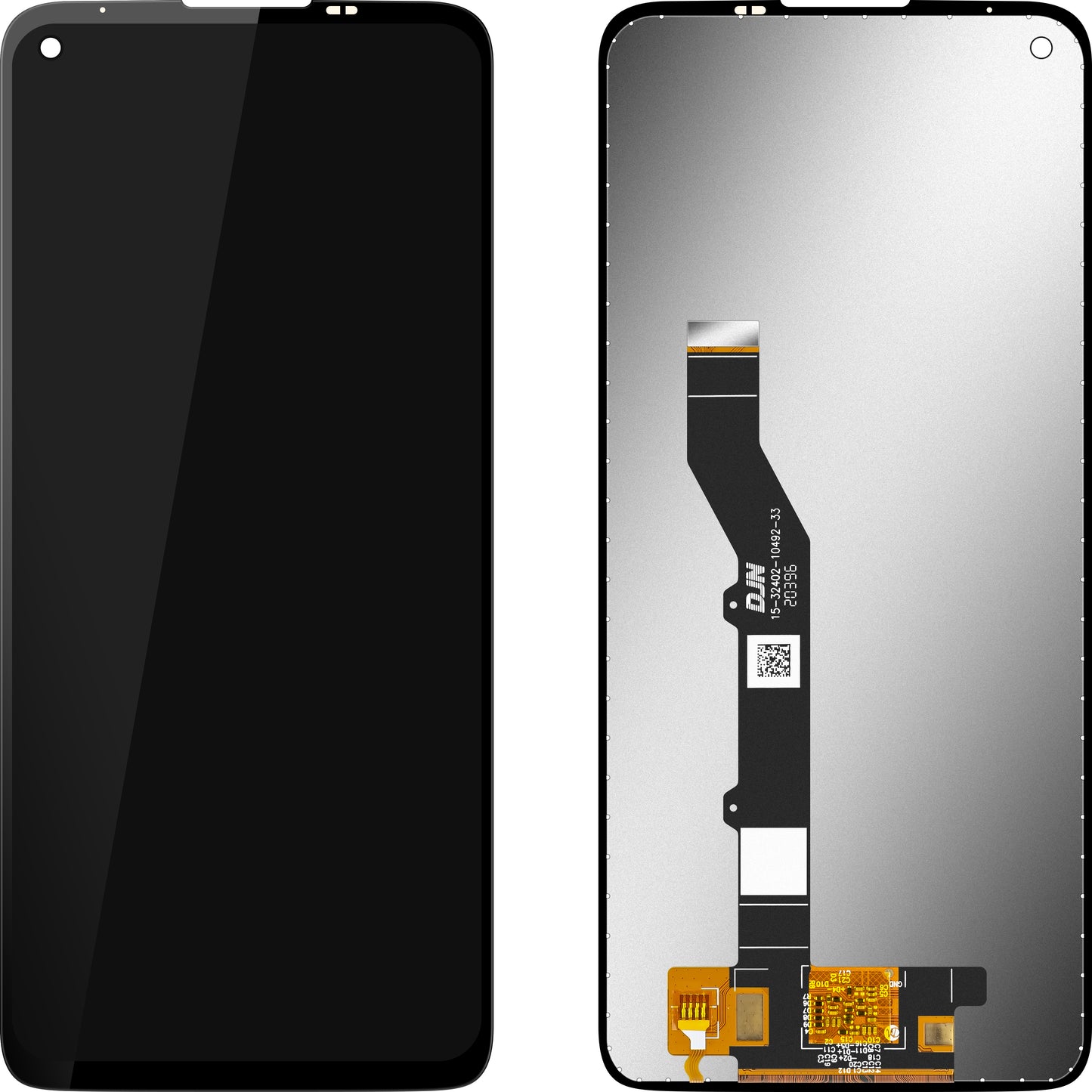 Display mit Touchscreen MP kompatibel mit Motorola Moto G9 Plus