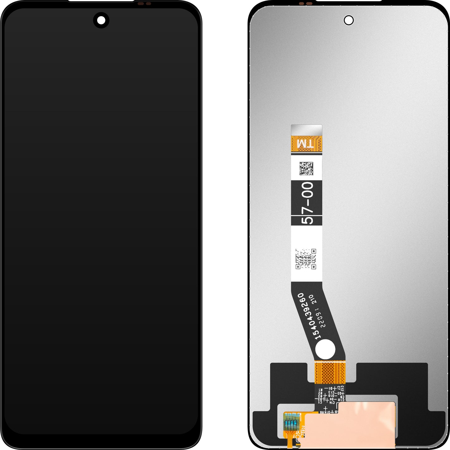 Écran avec écran tactile MP compatible avec Motorola Moto G32 / G73
