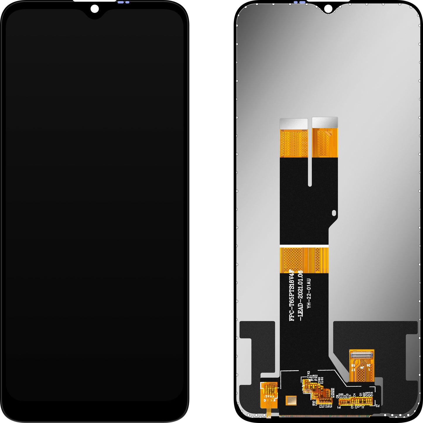 Écran avec Touchscreen MP compatible avec Nokia 2.4